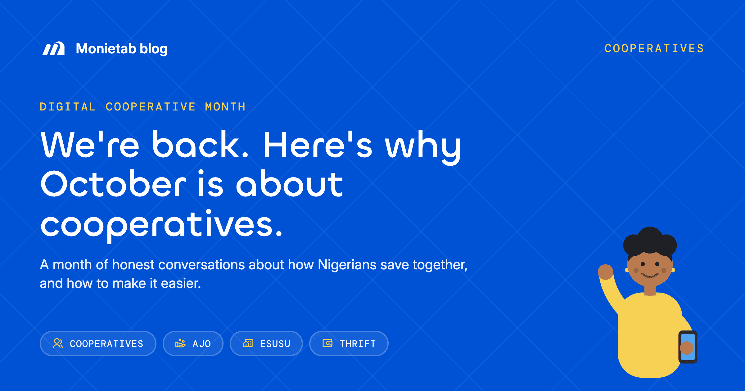 We're back: why October is about cooperatives